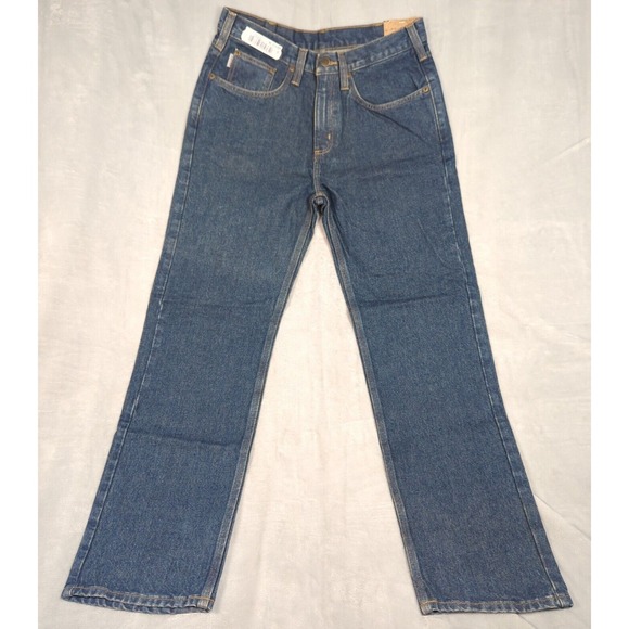 Carhartt Straight‎ Relaxed Fit Jeans Mens 32x32 Medium Wash Rugged B460 NEW - Picture 1 of 14